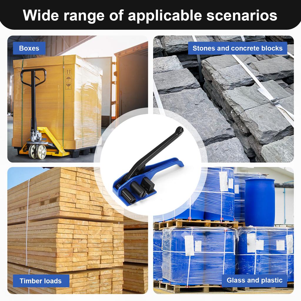 Heavy Duty Hand Strapping Tensioner with Built-in Cutter Heavy Duty Banding Strapping Tensioner for Securing Packing