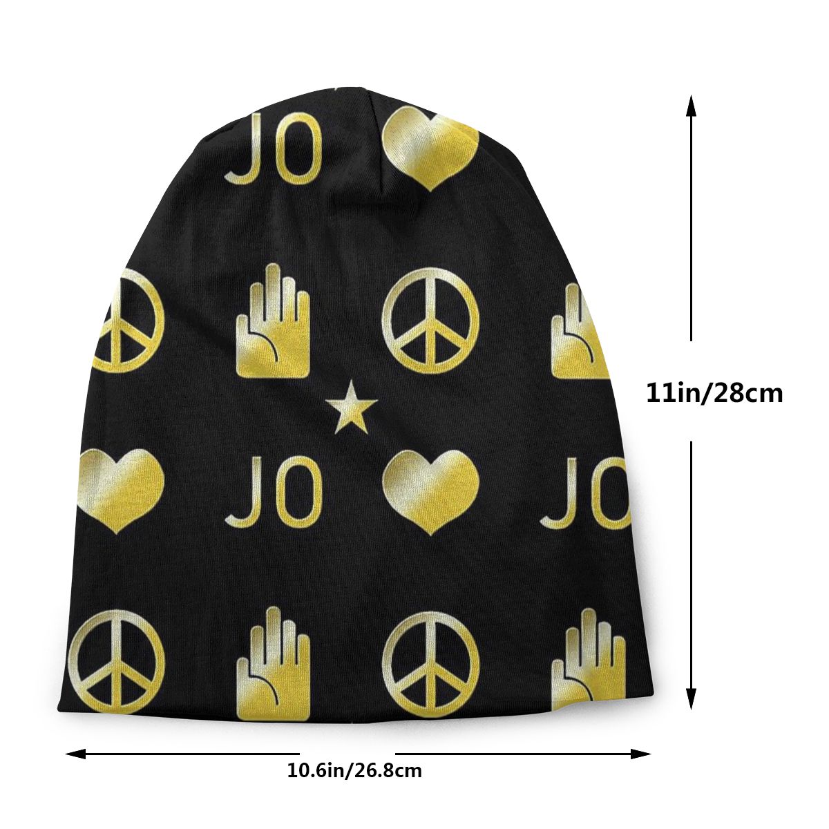 Вязаная шапка с узором — фото 2