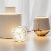 Replacement Quartz Clock Insert with Roman Numbers 65mm Diameter Silver Color