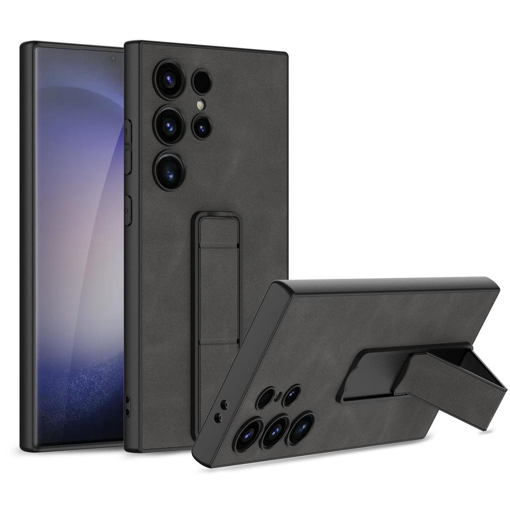 Samsung S24 Ultra Phone Case with Folding Stand - Drop-proof, Compatible with S24/S24 Plus.