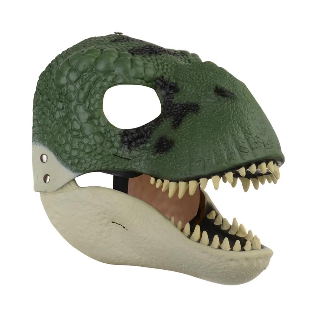 Halloween Dragon Dinosaur Mask Snake Open Mouth Latex Horror Dinosaur Headgear Halloween Cosplay Photo Props Decorations