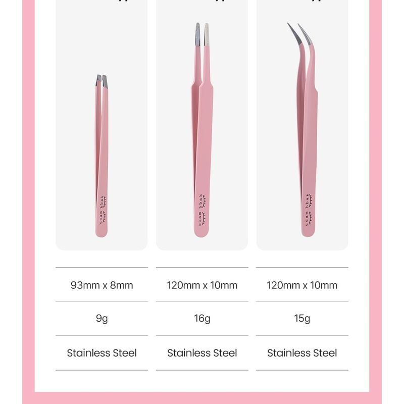 Ccam Bbak - Pink Tweezer Slanted Type