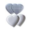 Flexible Food Grade Silicone Double Heart Mould With Easy Cleaning For Romance Craft And Gift Large Size