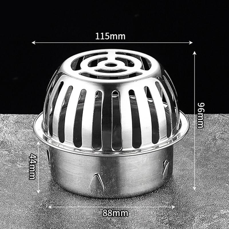 Ochranný koš na okapový žlab Nerezový dřez Proti ucpávání Lapač nečistot Příslušenství Střešní odtoková trubka Odtokový filtr na listí