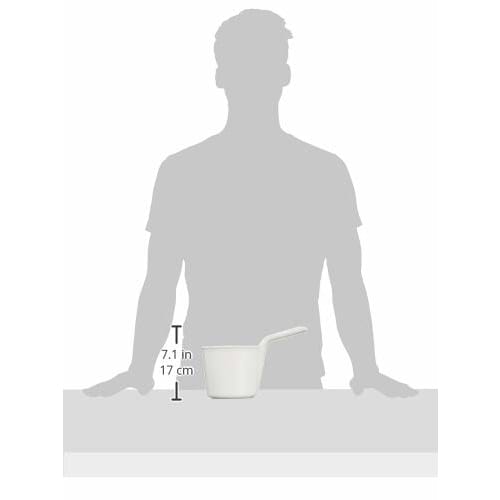 Risu Hand Pail, White, H&H, "Mold-Resistant," Made In Japan