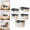 Lockable Storage Organizer Bin with Combination Lock Stackable Garage Organizer Box Privacy Container for Business Home Playroom
