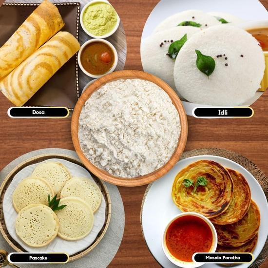 Bio Zing Weißes Reismehl | Glutenfreies Weißes Reismehl | Ohne Konservierungsstoffe | Verpackt und produziert in Indien - 454 g