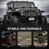 For Jeep Wrangler JK JKU A-Pillar Light Mount Kit Aluminum Hood Ditch LED Pod Brackets Windshield Mounting Bracket 2007-2018