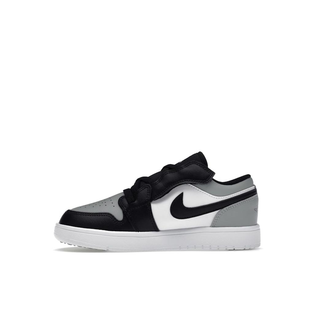 Jordan 1 Low Alt Black Grey (PS) Kids Sneakers White BQ6066-052