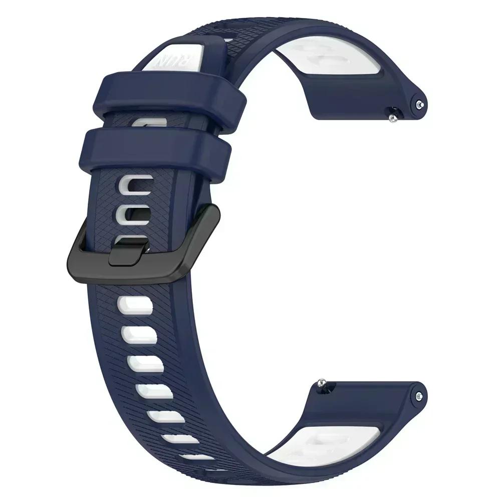 Silicone Watch Strap for Garmin Venu 4 3 2 sq2/Vivoactive 6 Band for Garmin Forerunner 570 255 165 245 Music 20mm 22mm Bracelet