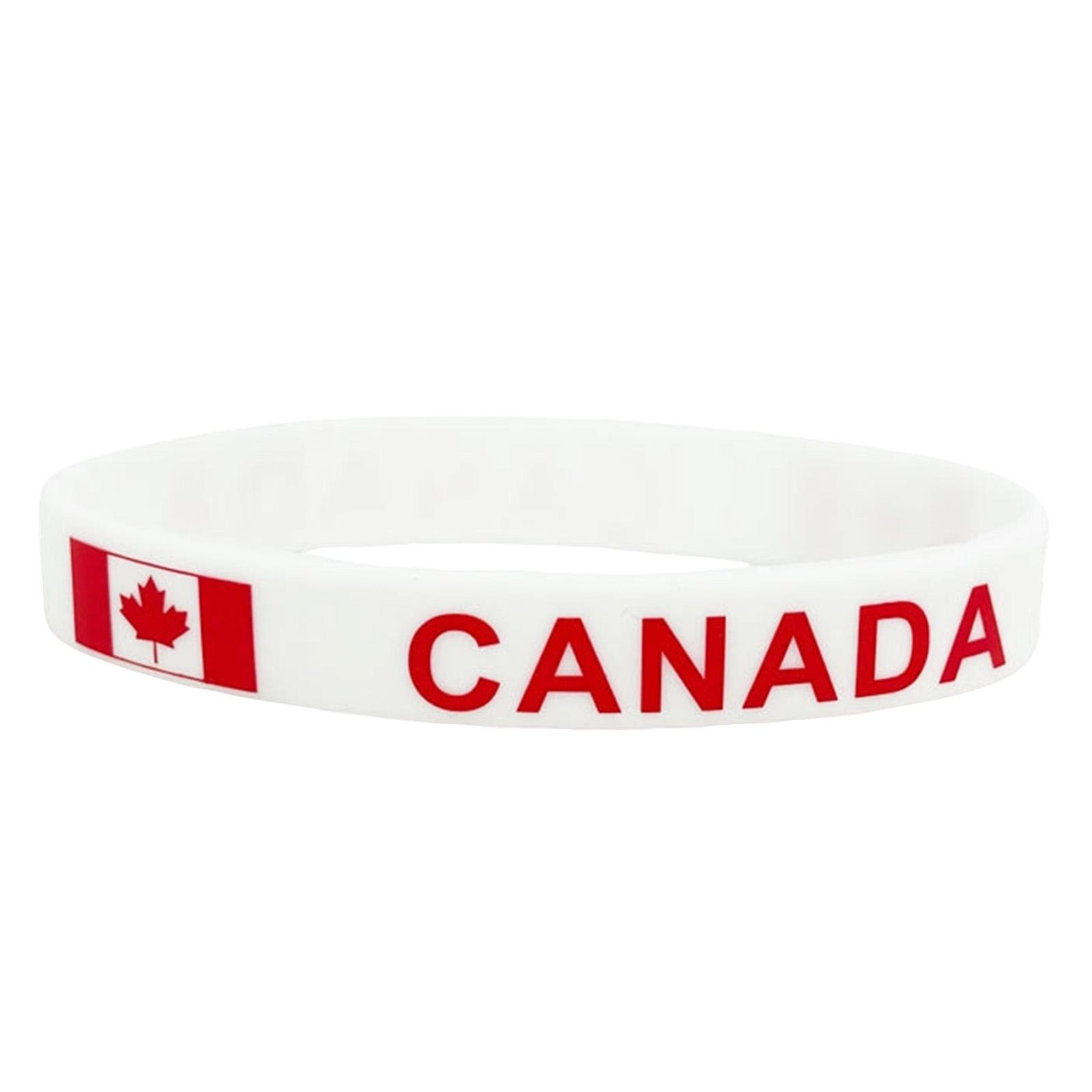 

Football -themed bracelet USA Flag Silicone Wristband Durable Football -themed bracelet for Fans and Events Football -themed bracelet One Size