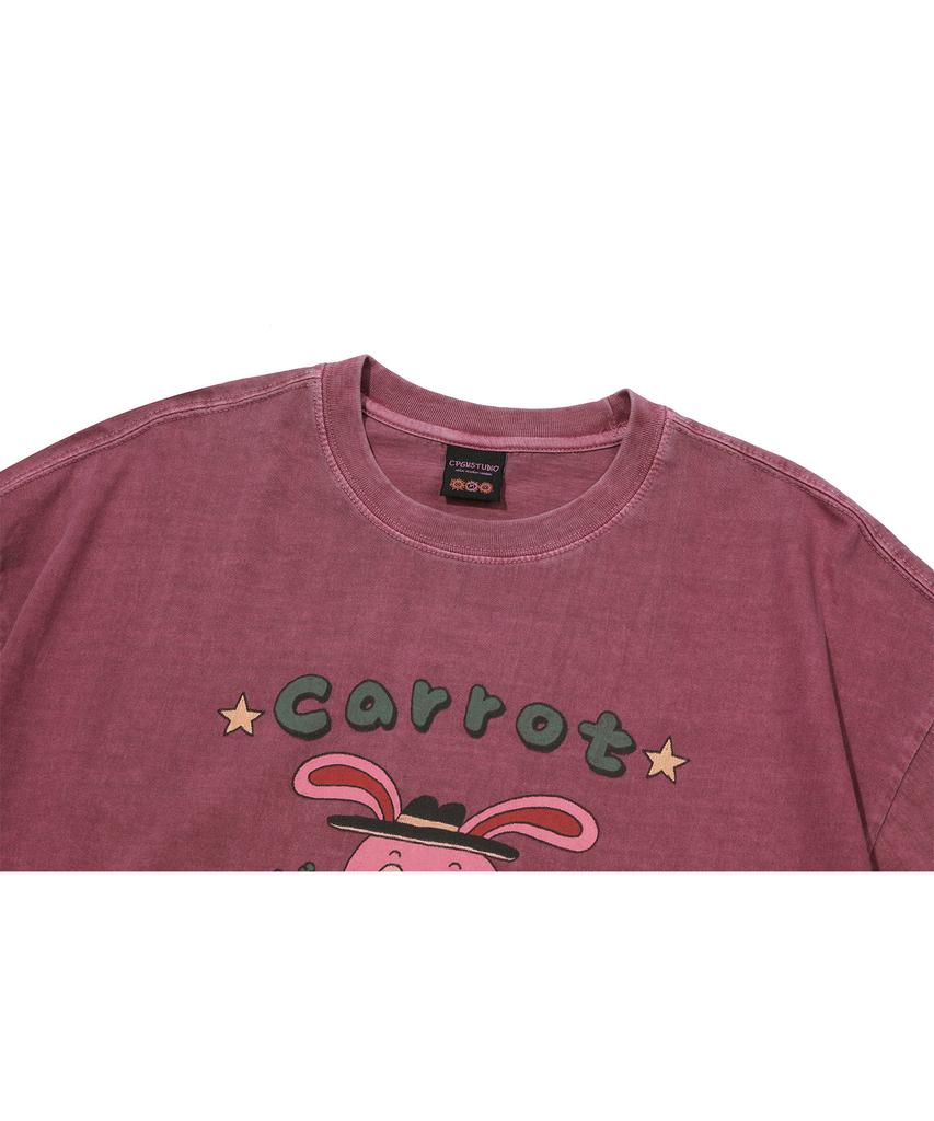 CPGN STUDIO Carat Hoppy Pigment Short Sleeve T-Shirt Dusty Pink