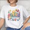 Autism Awareness Respect Love Support Accessories Men Women T Shirt Pure Cotton Tee Printed Tshirt Clothing