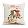 45X45cm Happy Thanksgiving Cushion Cover Fall Home Pumpkin Decorative Throw Pillows Sofa Cushions Maple Leaf Pillowcase 2023 New
