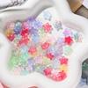 20pcs Glass Flower Shaped Beads Caps Five Petaled Flowers Loose Spacer Beads for DIY Jewelry Making Bracelet Necklace Supplies
