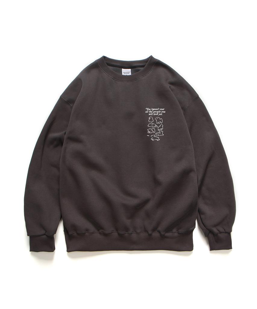 ABNORMALTHING Ply Loose Fit Sweatshirt Black