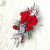Beautiful Christmas Stair Decoration Hanging Scene Layout Christmas Wreath Home Decoration without/with Light Party Supplies