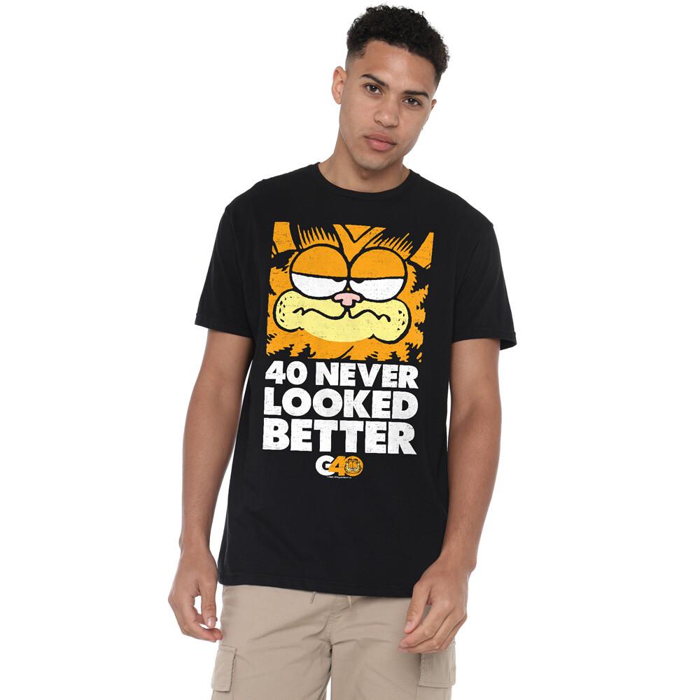 Garfield 40 Looks T-Shirt S-5XL Black XXXXL
