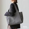 VITAFELICE Women's 3-Room Long Handle Tote Bag (sib-20065p) (Gray)