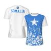 SOMALIA Camiseta Deportiva Transpirable de Secado Rápido con Estampado 3D Camiseta de Fútbol para Exteriores Ropa de Manga Corta para Adultos Top de Verano