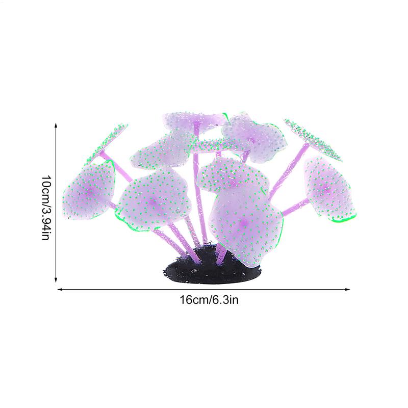 Glow Coral Reef Aquarium Decor Glowing Artificial Coral Aquariums Decor Aquarium Fish Tank Coral Decorations With Glowing Effect