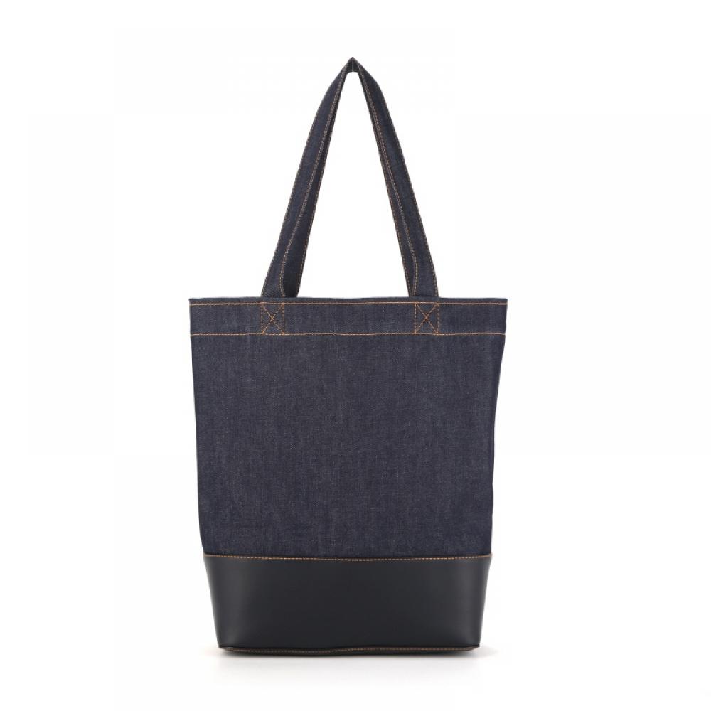 A.p.c. Axelle Denim Tote Bag M61444 Iak Dark Navy