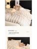 Plush Rabbit-Bed 3-Piece Set: Solid Color Duvet Cover & Rounded Corner Bed Sheet