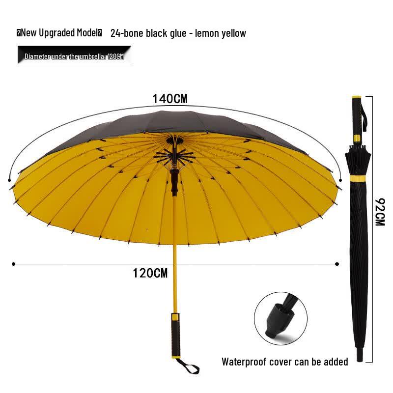 HAISIDIKE Large Business Golf Umbrella with UV Protection 27 Inch, 24 Ribs