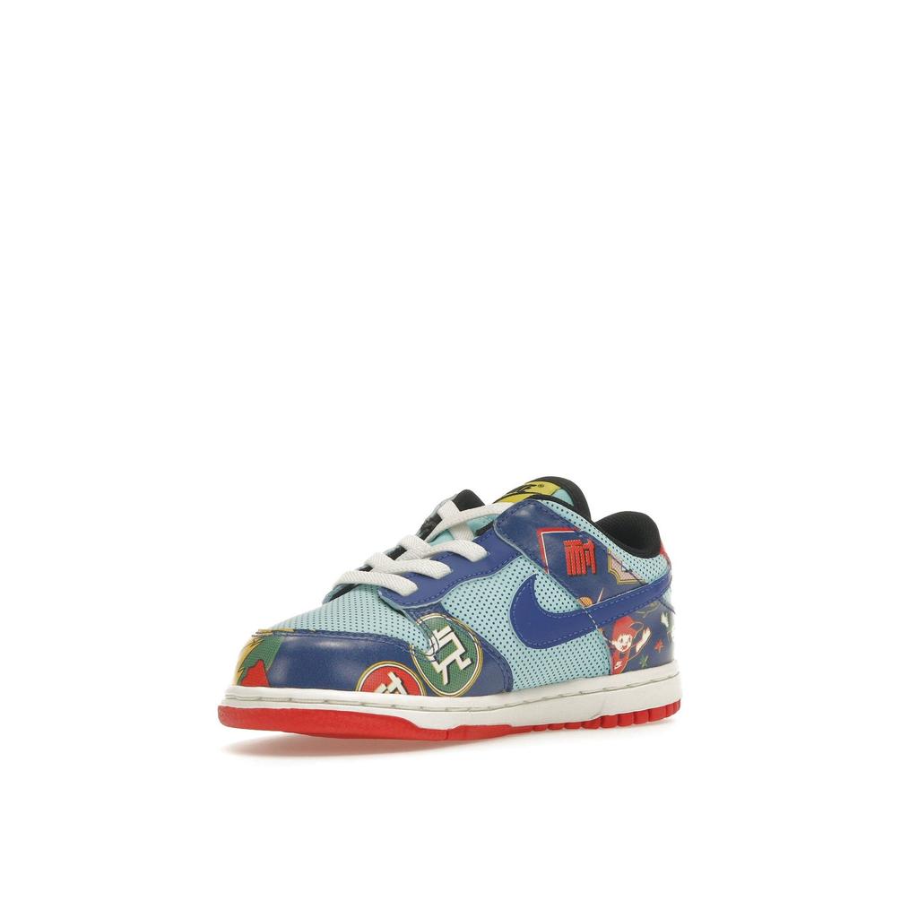 Nike Dunk Low BT Chinesisches Neujahr - Feuerwerkskörper Baby-Sneakers Rot Copa Hyper-Blau DD8480-446