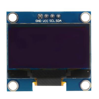 1 יחידה מודול תצוגת OLED בגודל 1.3 אינץ' תקשורת IIC I2C צבע טקסט לבן 128X64