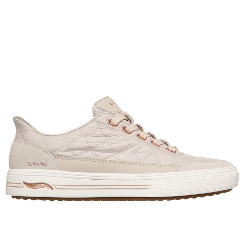 Skechers Arch Fit Arcade Cozy Fit Cuddle Steps Women Casual Sneakers Comfortable 177209-OFWT