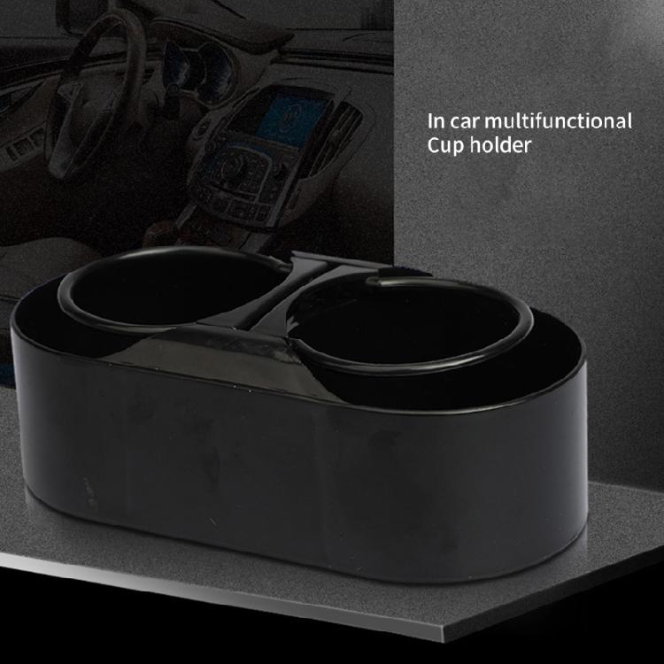 Universal Car Cup Holder Drinks Holders Double Hole Automotive Mount Holder