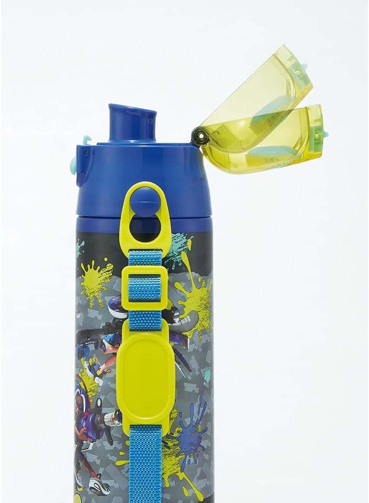 Skater Stainless Steel Water Direct Splatoon 3 for Cute Sports Kids' Bottle, Drinking, 580ml, Design, Kid-Friendly, Lightweight, Insulated, Boys,