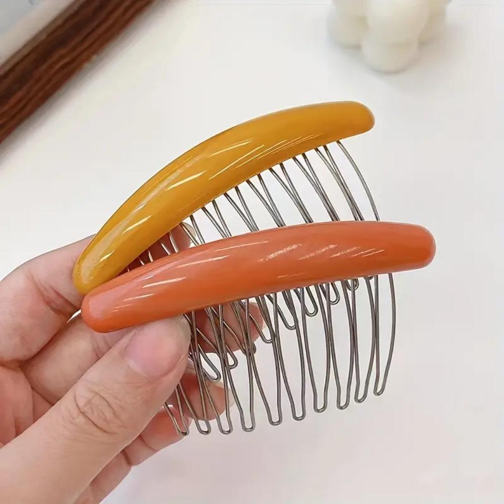 Acrylic Fshionable Temperament Non-slip Hair Comb Bangs Comb Going Out Hair Accessories Hair Comb Hairpin