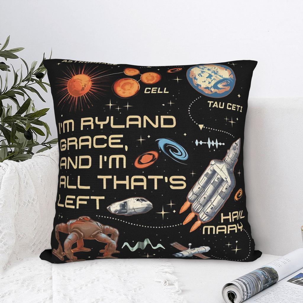Project Hail Mary Pillow Case Custom Pillow Cover For Couch Sofa Bedroom Fashion Pillowcases