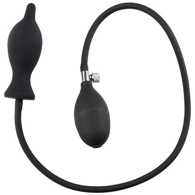 Inflatable Anal Plug BDSM Toy Silicone Anus Vagina Dilator Prostate Massager Adult Masturbator Sex Toys for Woman Man Couple