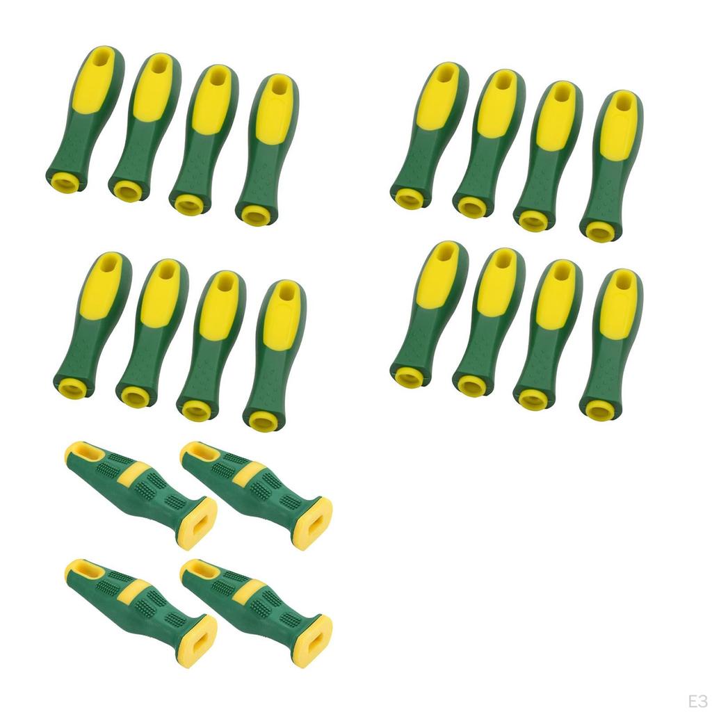 4 Pieces File Handles Ergonomic Cutting Tool Easy Installation Grips Hand Tools for DIY