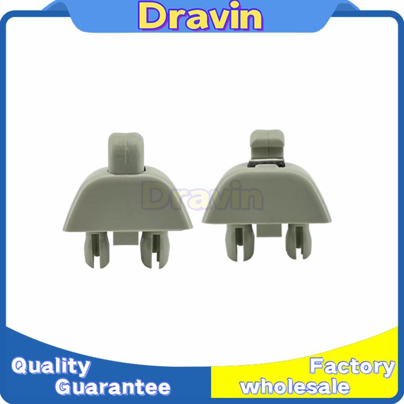 New 2x 6R0857561Y20 Sun Visor Clip Hook For 2012-2015 VW Polo Passat Skoda Seat Car Inner Sun Visor Hanger Holder Clips