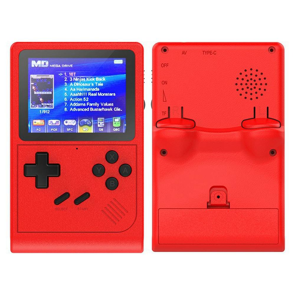

GB300 2.8 Inch Screen Handheld Game Console Portable Retro Gaming Machine Built In 6000+ Games Red