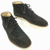 BEAUTY & YOUTH UNITED ARROWS Size 41 (25.5-26.5) Italy Made Suede Short Chukka Boots Black