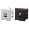 5V 2.1A Double USB Power Socket Embedded Double USB Desktop Receptacle Charging Power Panel Module Outlet Replacement