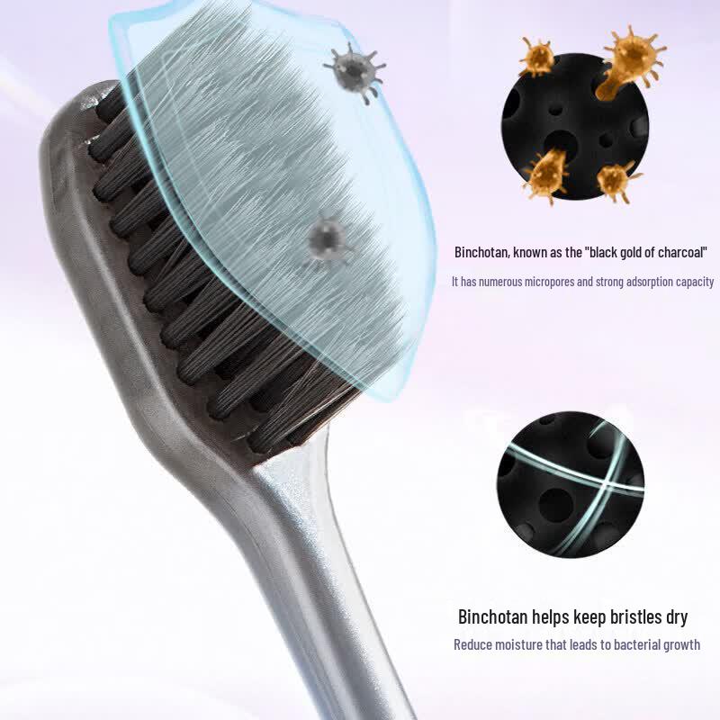 Sucker Charcoal Bristle Toothbrush