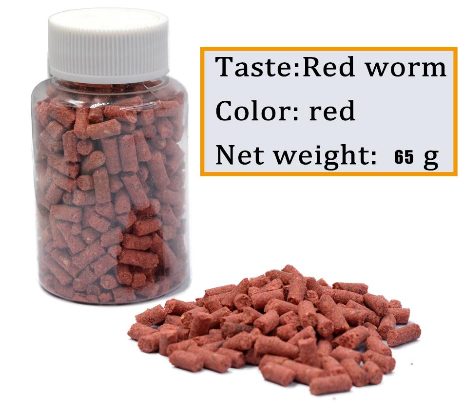 MNFT 1 Bottle About 300 Pcs Smell Grass Carp Baits 3 Flavors Coarse Fishing Baits Fishing Lures Artificial Baits & Rubber Bands