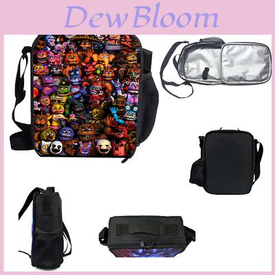 Five Nights At Freddy's School Outdoor Lunch Bag Durable Polyester Material Insulation Package