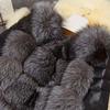 2026 Fashion Winter Women Imitation Fox Fur Coat PU Leather Long Sleeve Jacket Keep Warm Outwear Lady