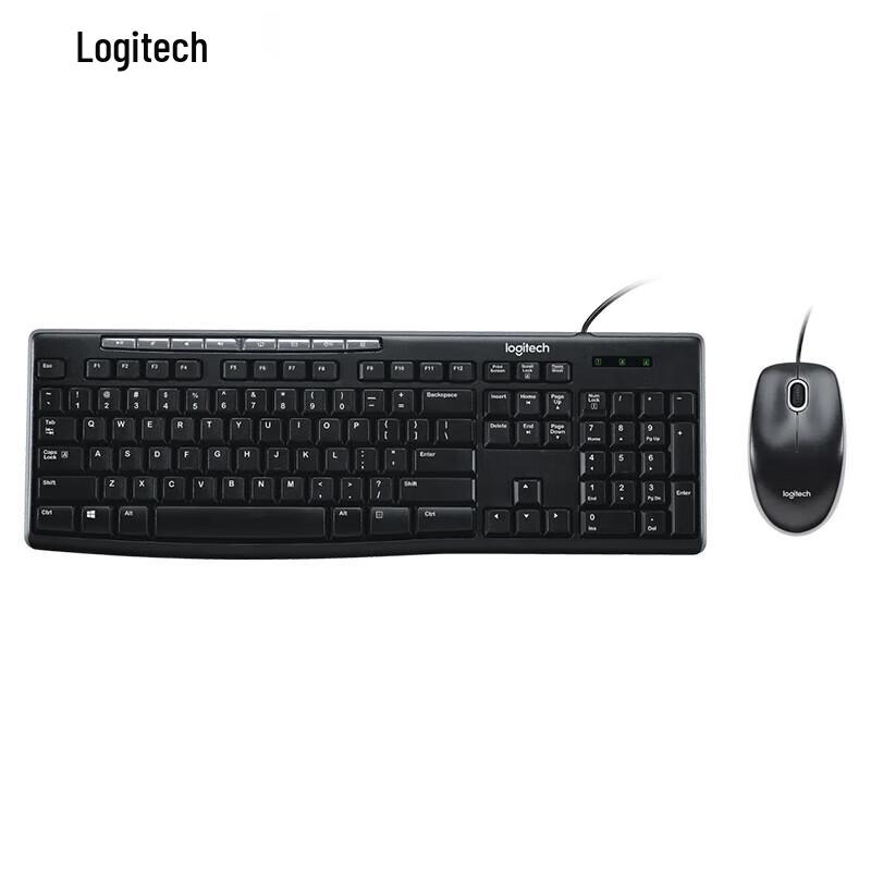 

Logitech MK200 Wired Keyboard and Mouse Combo