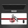 1. FC Köln Mouse Pad, Large Gaming Desk Mat, Non-slip XXL Mousepad for Laptop & Tablet, Mini PC Playmat with Stitched Edges