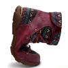 Fashion Women's New Flat Bottomed Short Boots with Tie Up Ethnic Style Simple Comfortable Versatile Daily Casual Women's Boots