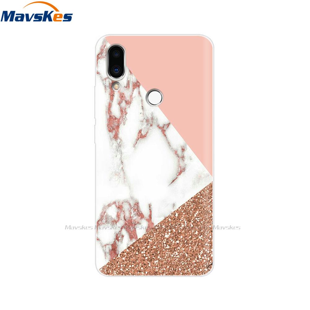 For Meizu Note 9 Case Note9 Soft TPU Silicon Funda Back Cover For Meizu M9 Note Case M9Note M 9 Rose Print Phone Case Coque Para