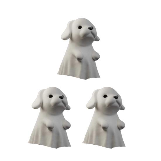 Yousheng 2/3/5Pcs Ghost Cat Garden Statue Halloween Pet Figurine Horror Festive Atmosphere Halloween Party Decor